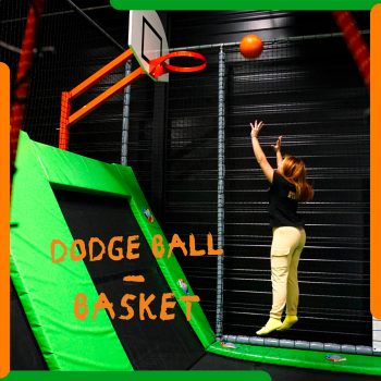 Trampoline Park dodge Ball - Basket
