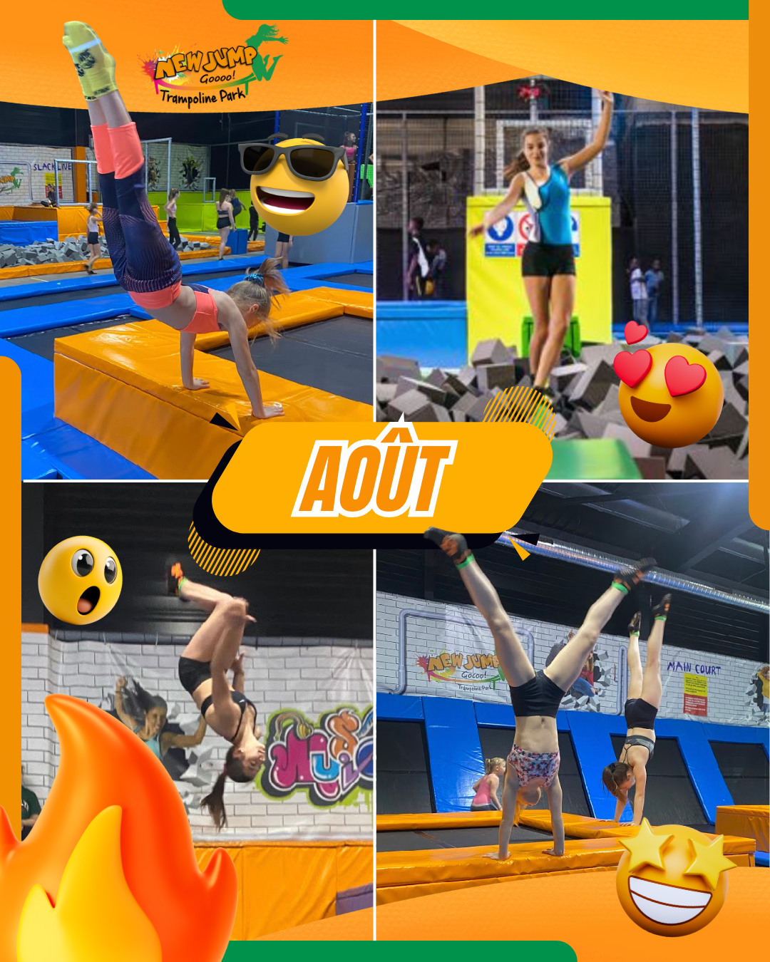 C’est parti pour un été 100% trampoline !