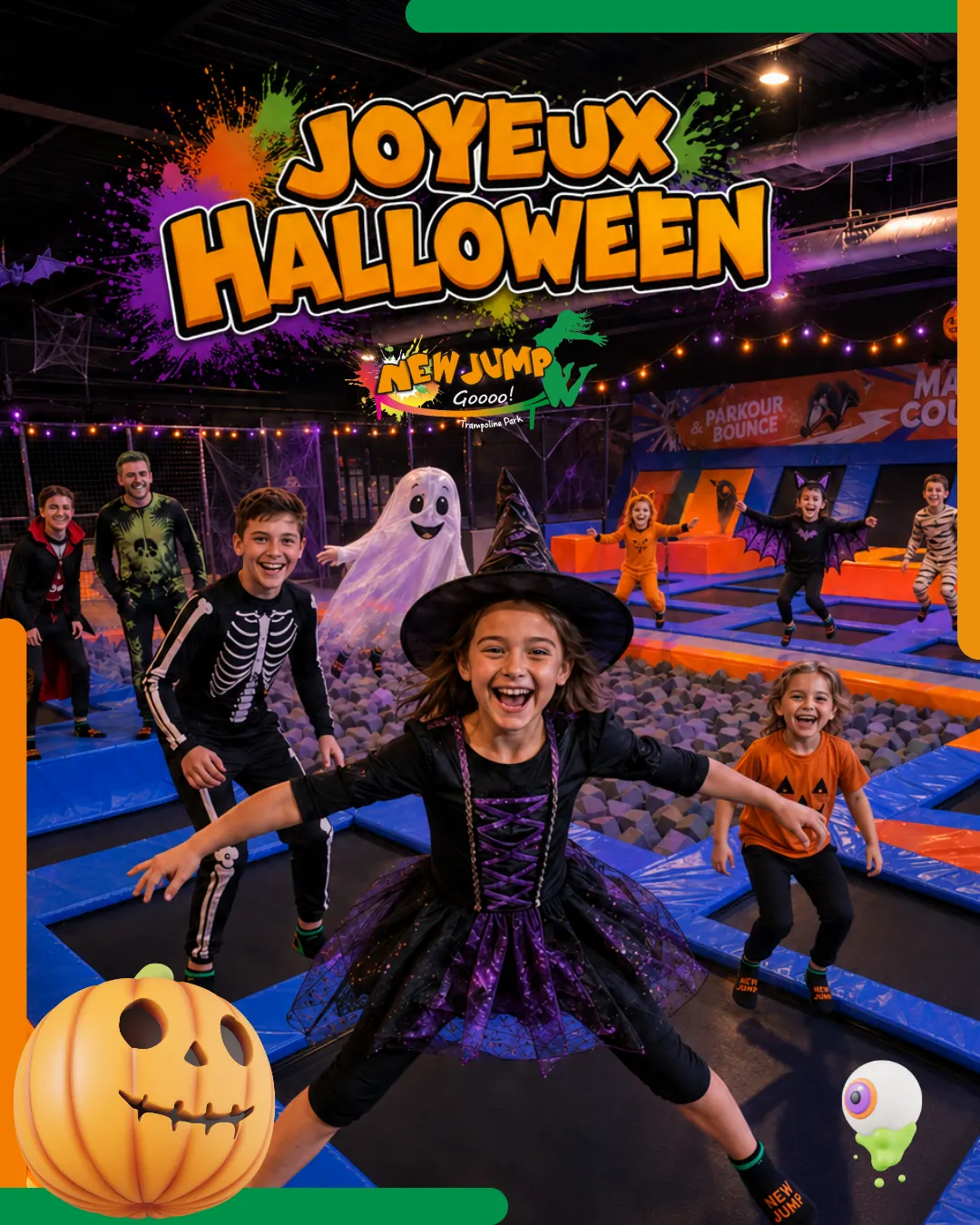 Octobre chez New Jump Saumur : vacances, énergie et frissons au programme !