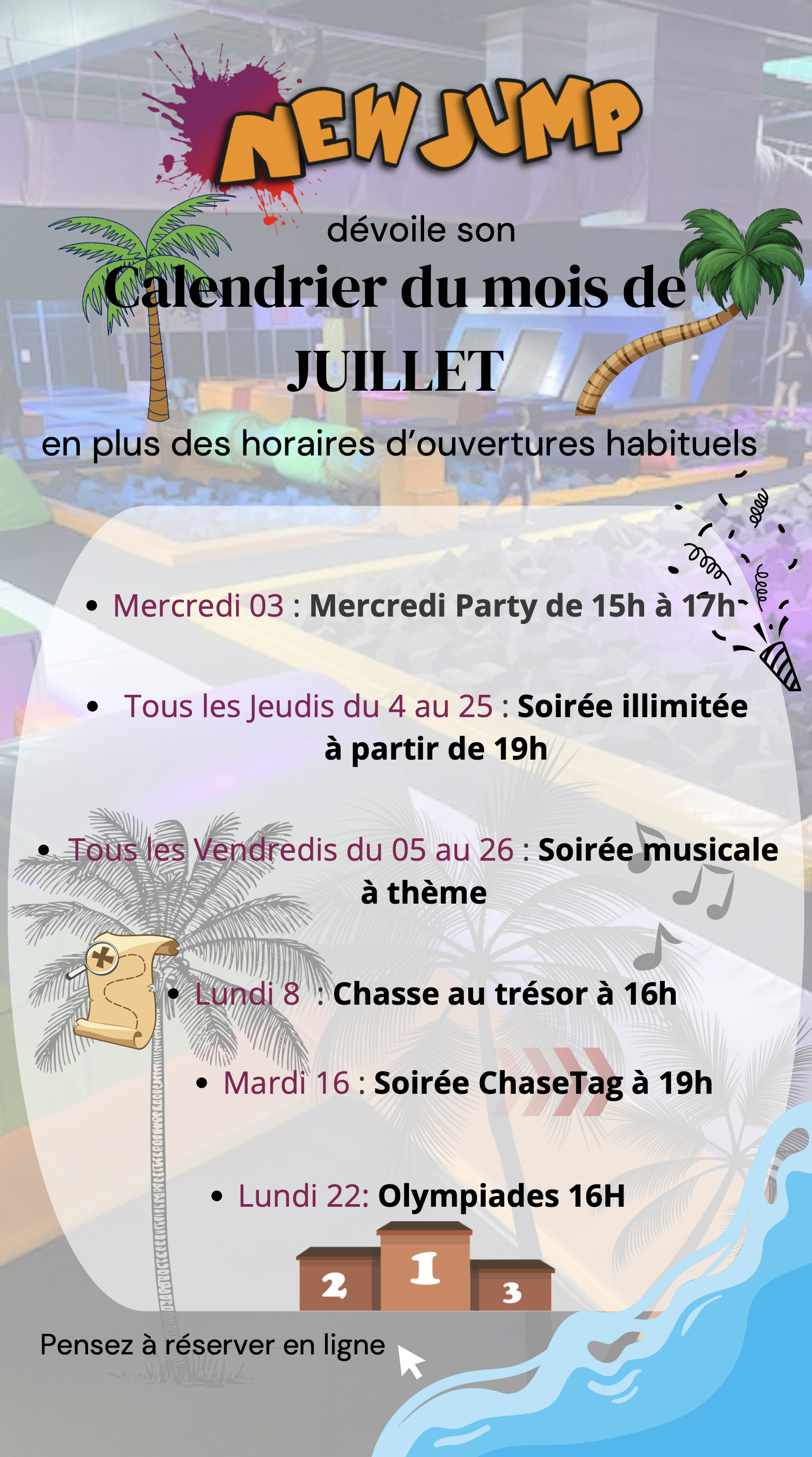 New Jump Rennes : Juillet rempli de rebondissements et de soirées à thème !
