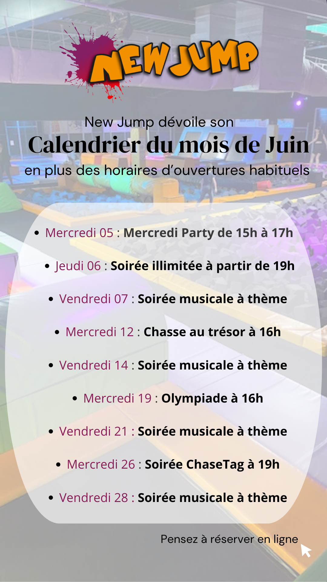 Découvrez les soirées à thème inoubliables de New Jump Trampoline Rennes
