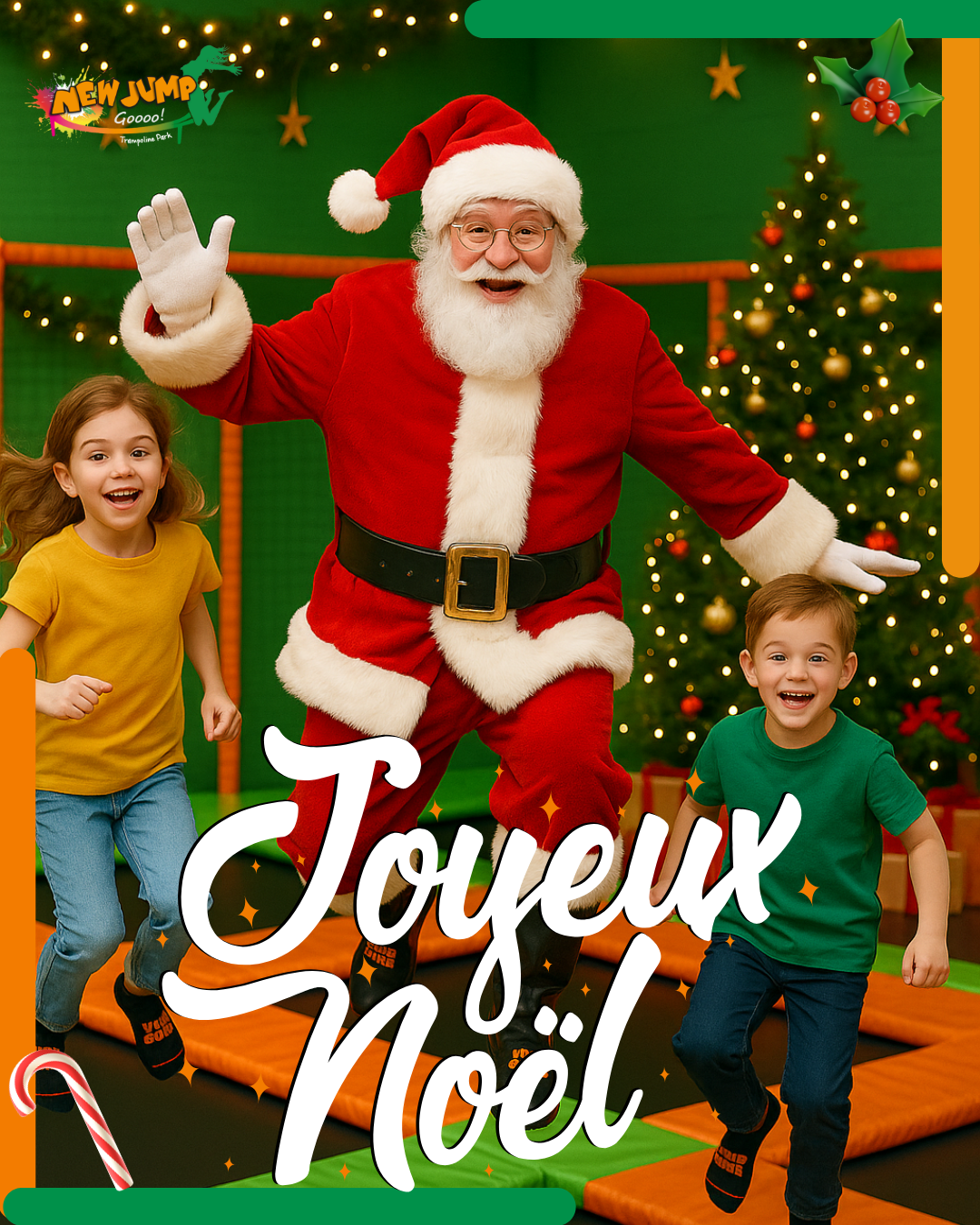 ❄️ En décembre, venez vous défouler et vous amuser chez New Jump ! 🎅🧦